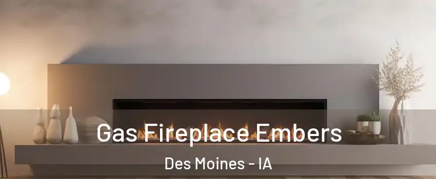  Gas Fireplace Embers Des Moines - IA