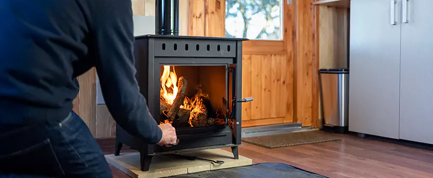 Open Hearth Wood Fireplace Installation in Des Moines, IA