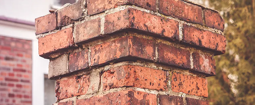 Cracked Chimney Bricks Repair Cost in Des Moines, Iowa