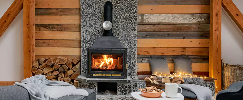 Thelin Hearth Products Direct Vent Gas Stove Fireplace Inspection in Des Moines, Iowa